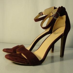 Michael Shannon Burgundy High Heel Sandel